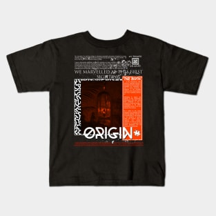 Fantasy fine art graphic design "ORIGIN" Kids T-Shirt